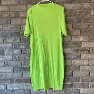 Fashion nova lime green dress